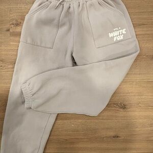 Size M WHITE FOX SWEATPANTS